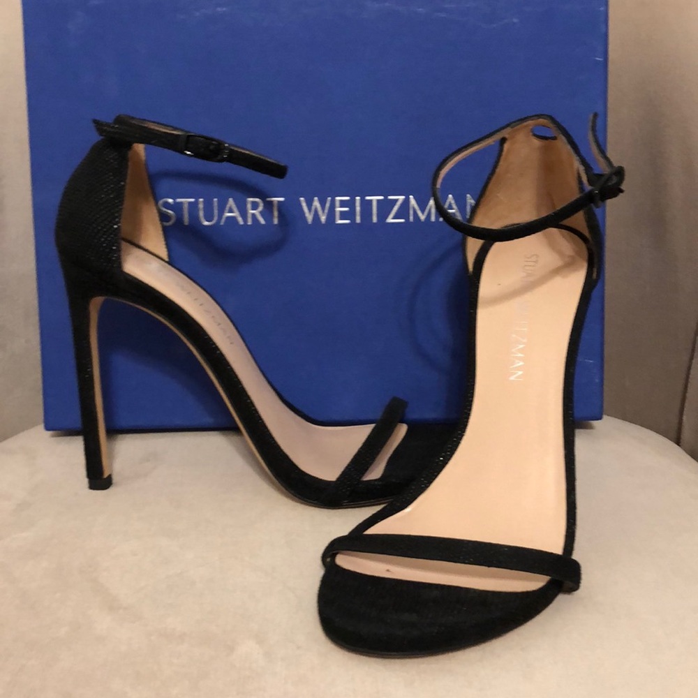 Stuart Weitzman Nudist Sandal, Size 38.5